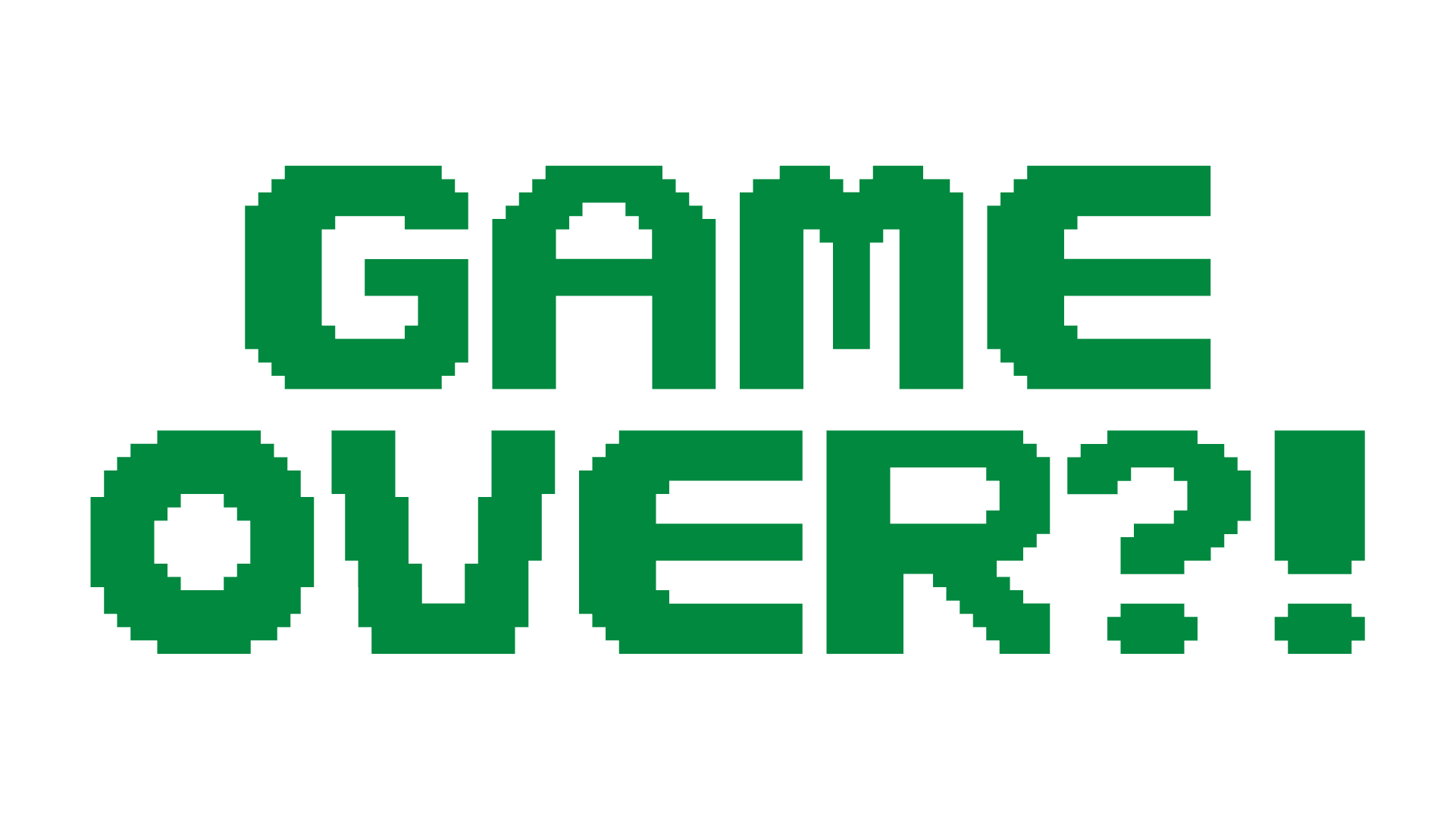 game over type sample
