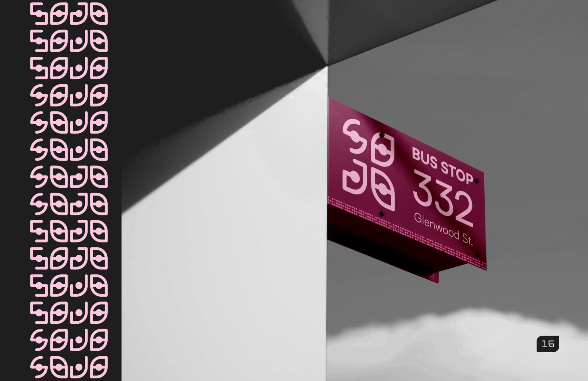booklet bus stop signage