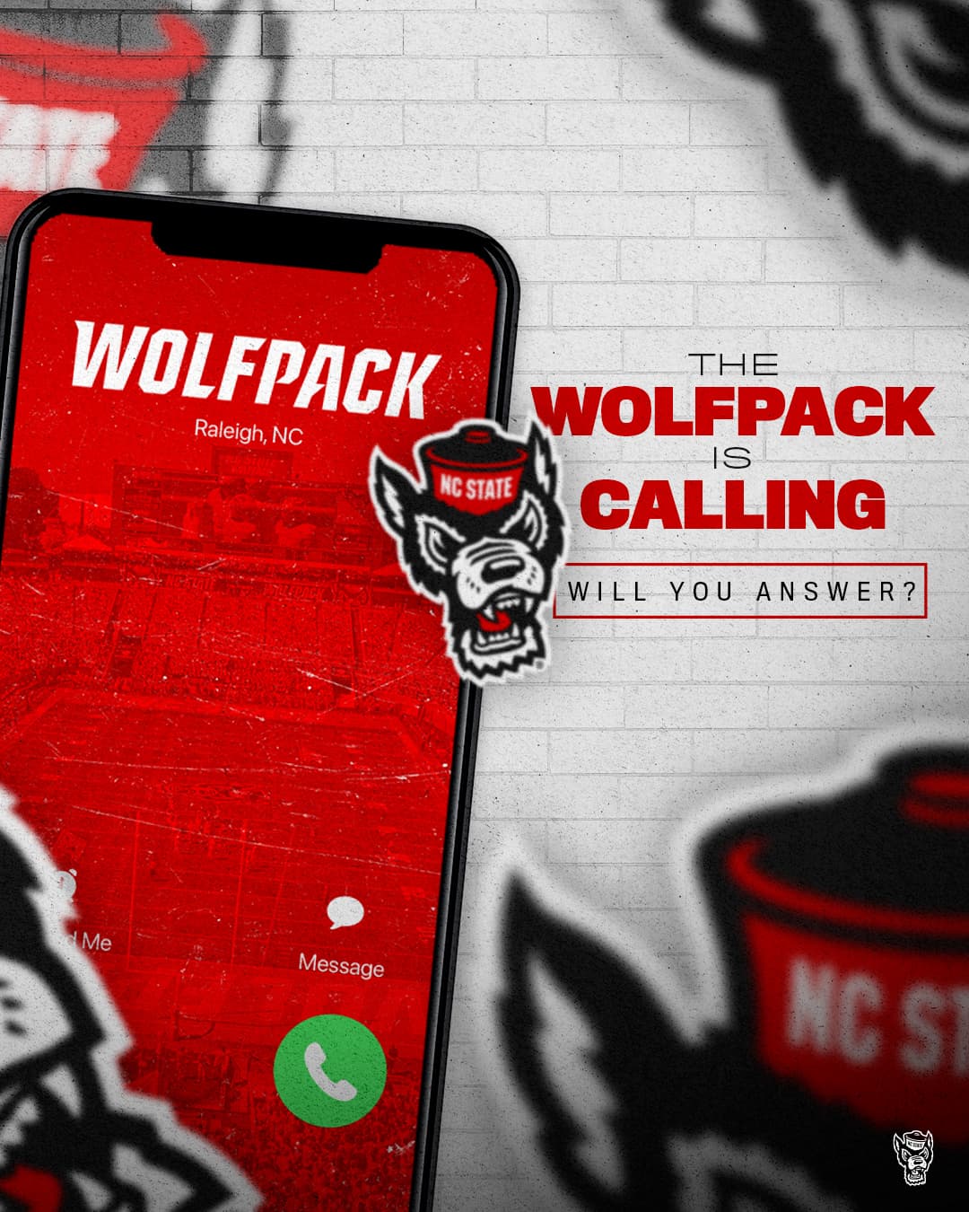 wolfpack calling graphic