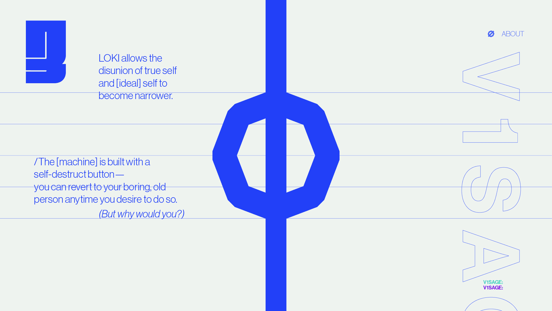 a light spread with the symbol turned upright, reading that the machine is built with a self-destruct button, but why would you