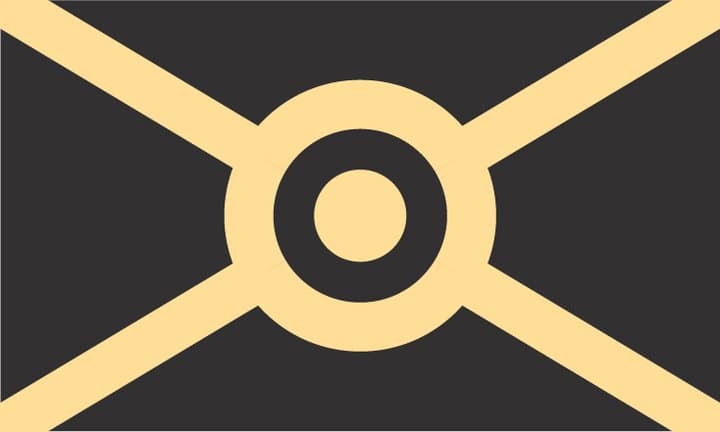 the ring abandoned for a plain saltire in yellow